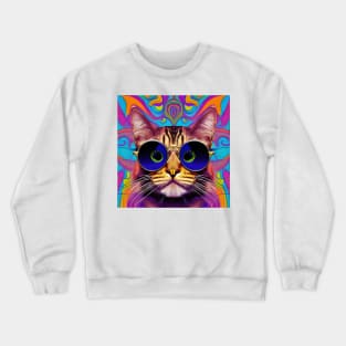 Groovy Cat Crewneck Sweatshirt